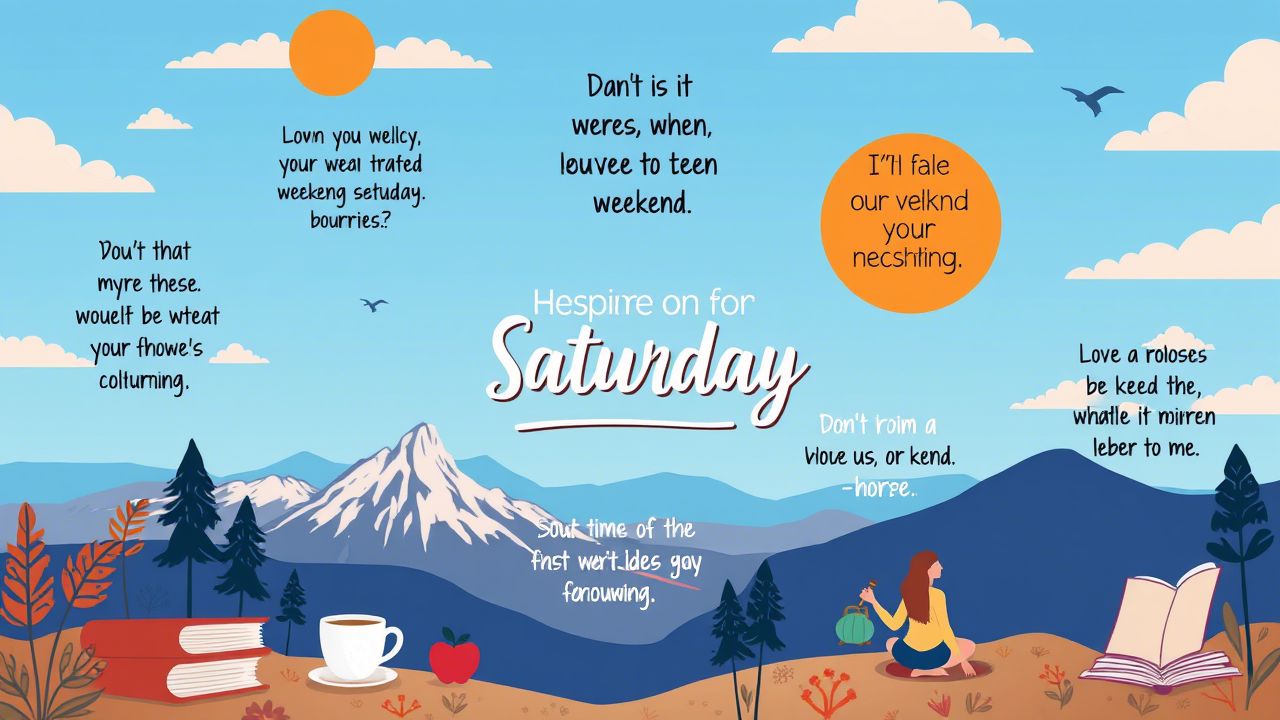 Saturday Quotes