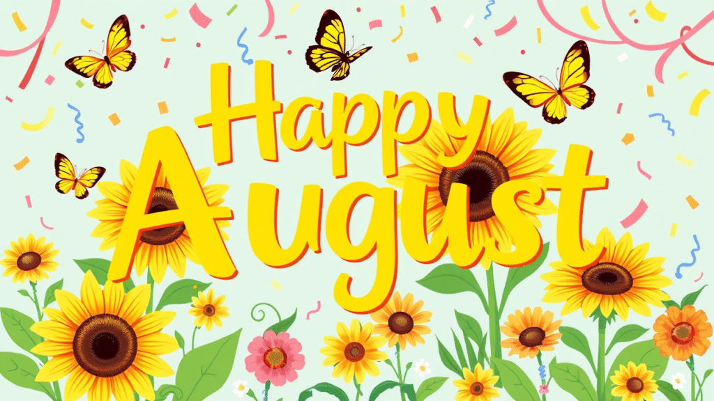 happy august quotes
