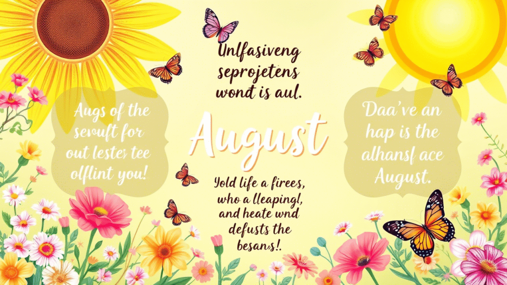 hello august quotes